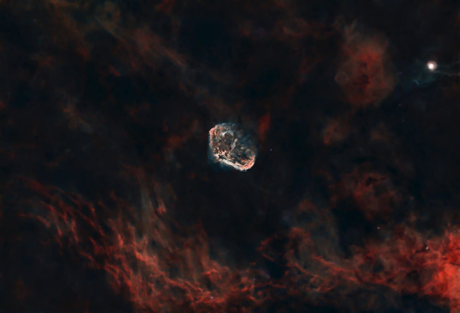 NGC6888: Crescent Nebula (starless) - 08 Jul 2022