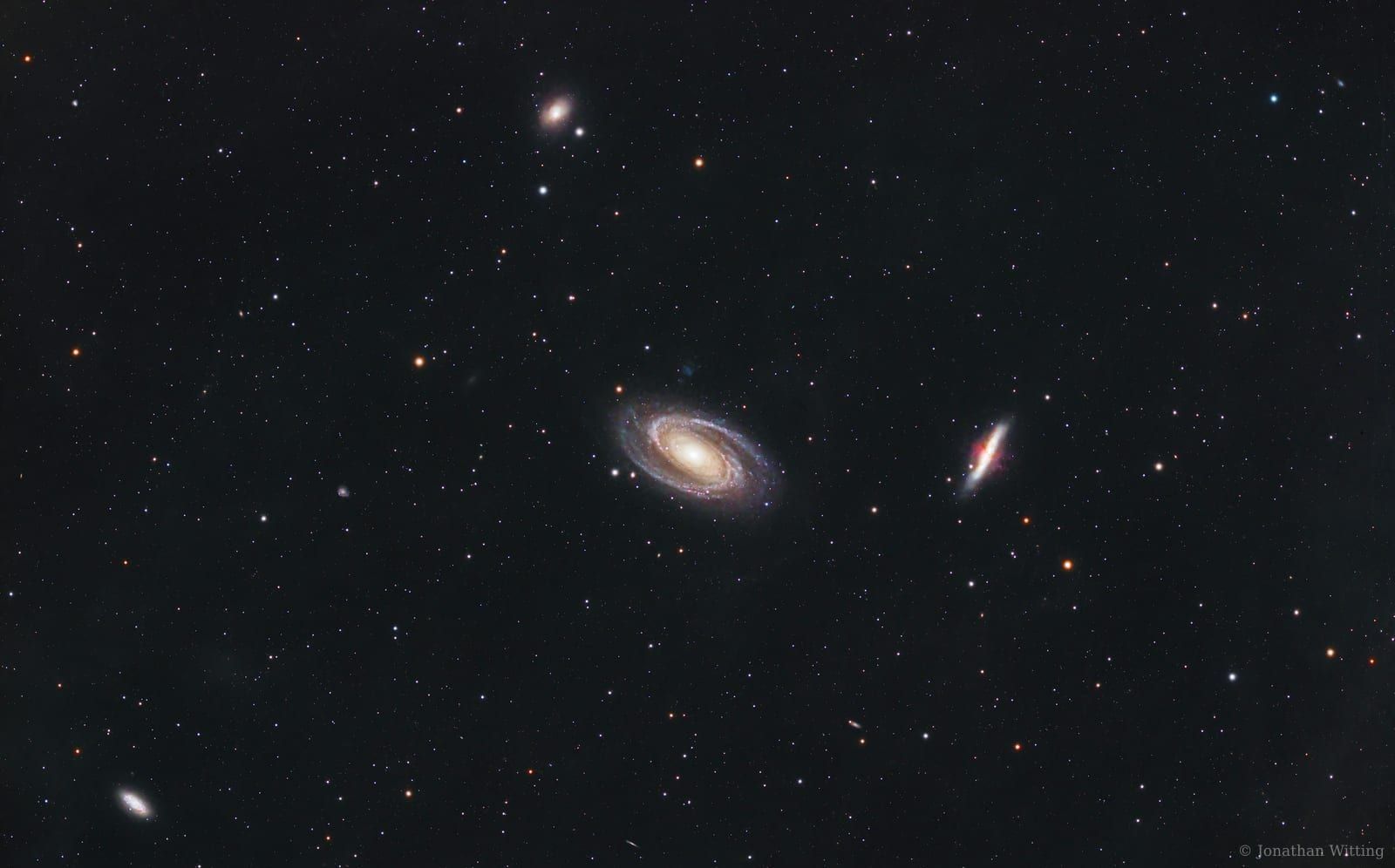Bode's Galaxy (M81) in Ursa Major, captured in LRGB.